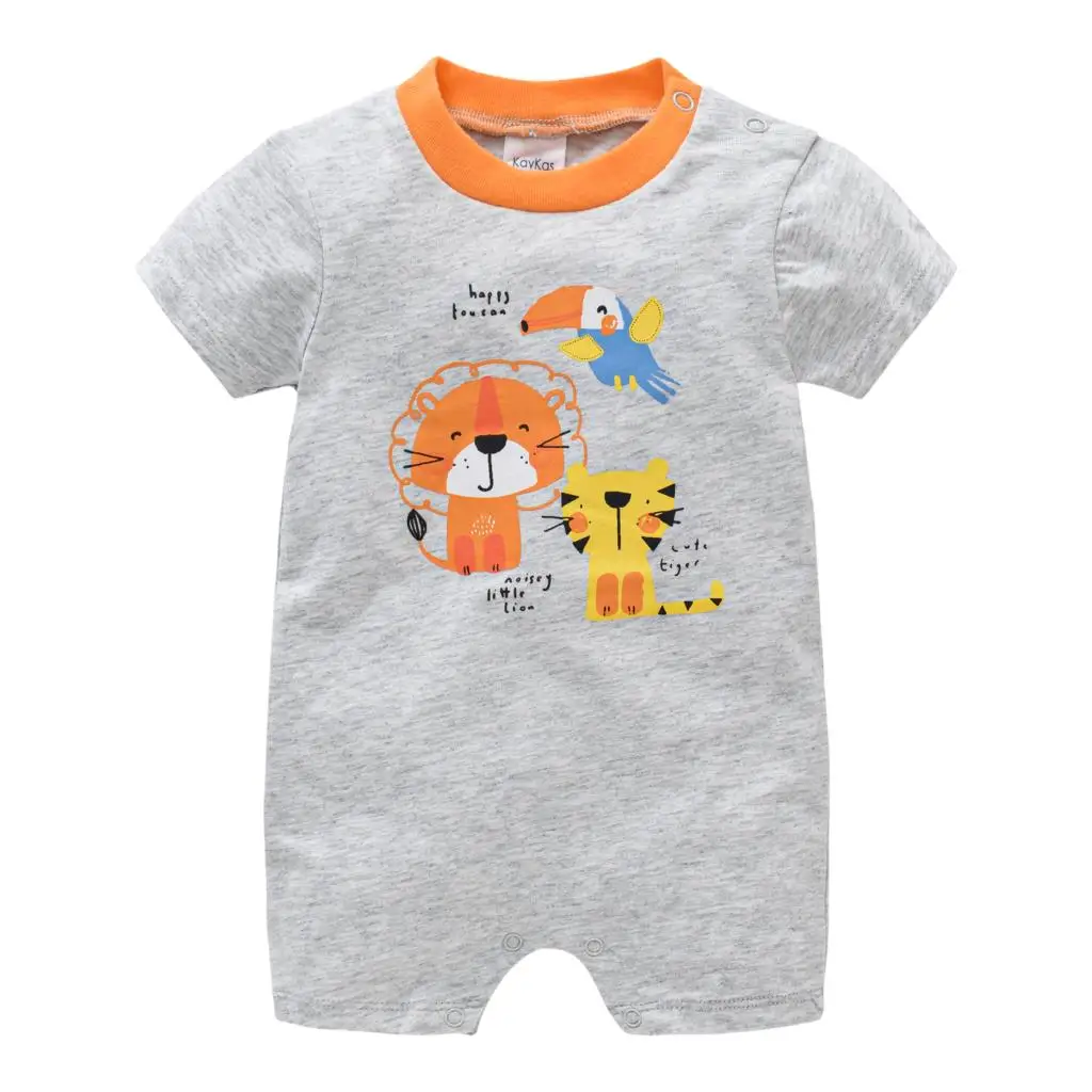 

short sleeve ropa bebe baby rompers Baby Girl Clothes 100%Cotton Cartoon Unicorn Overalls Roupas Bebe De Newborn Baby Onesie