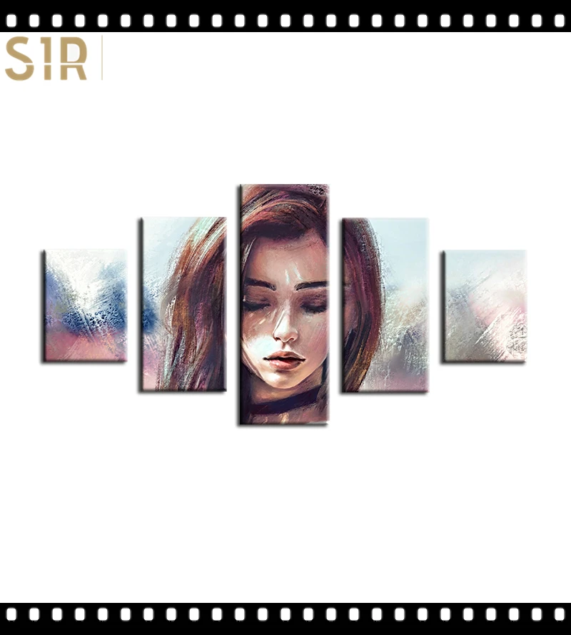 

Anime Movie Posters Wall Art 5 Pieces Canvas Painting Poster Pictures Home Decor Living Room HD Printed Poster Wall Painting