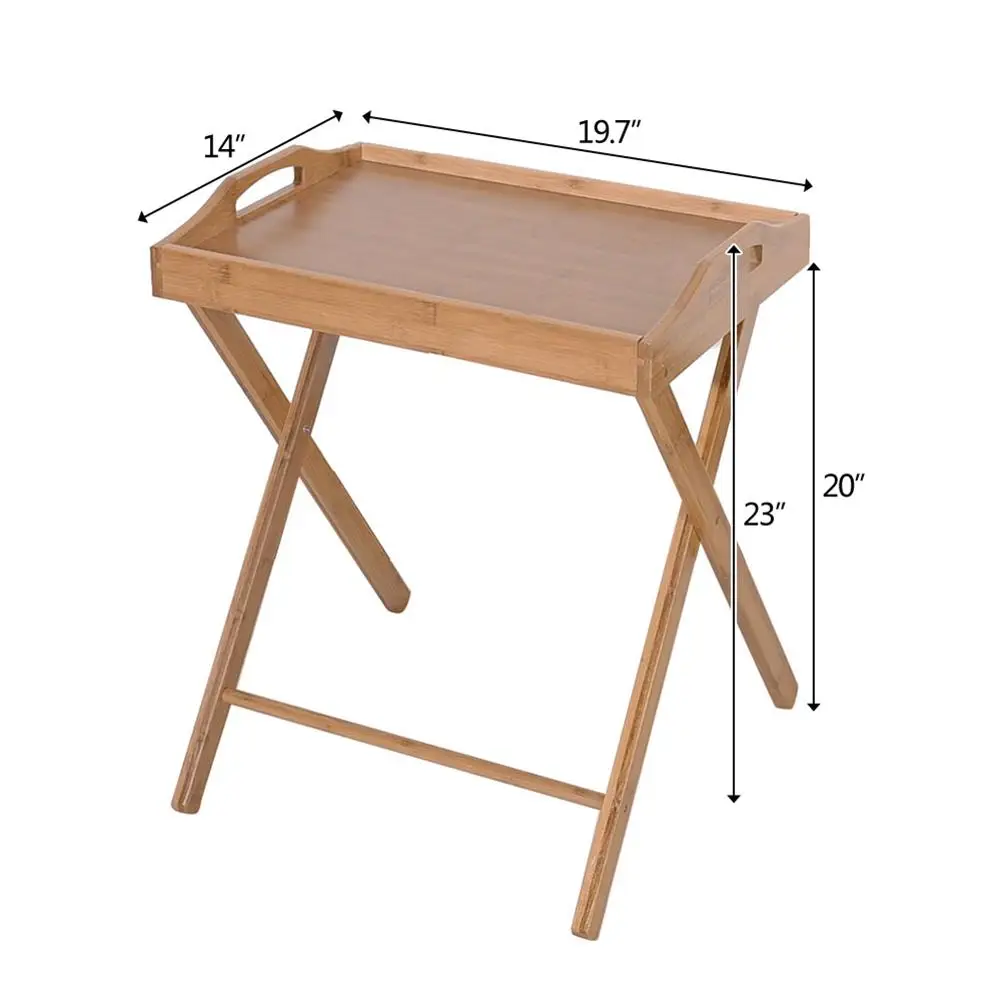 

Modern Bamboo Computer Desk Folding Table Bamboo Furniture Children Study Desk For Kids Foldable Compact Bamboo Laptop Table