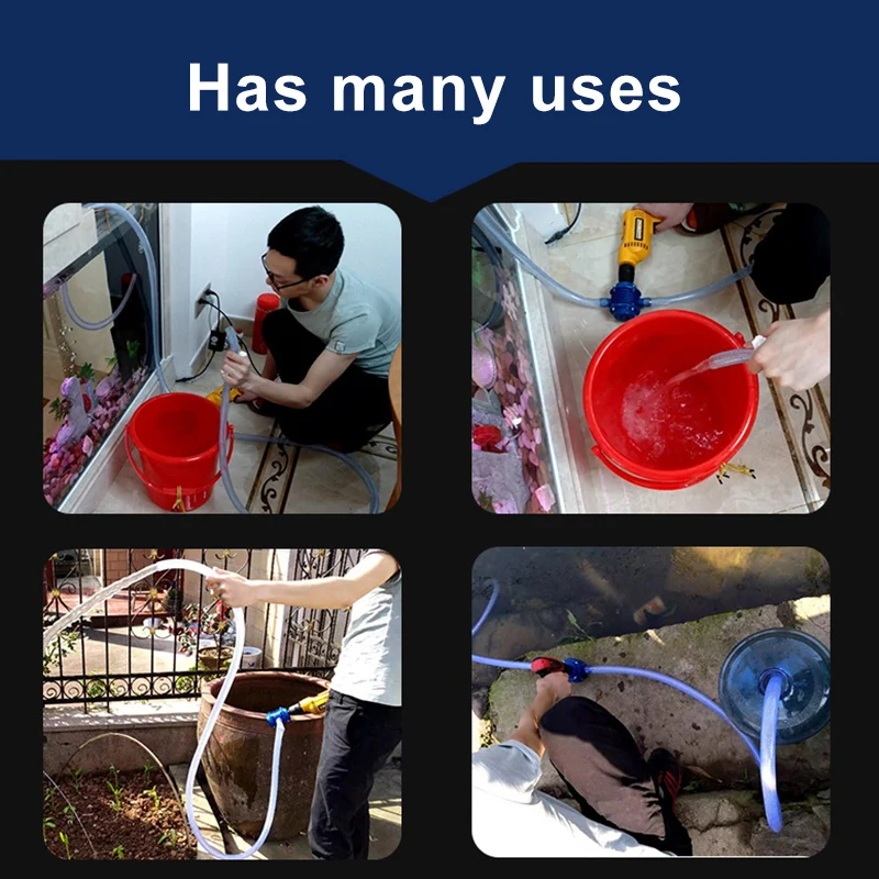 

Heavy Duty Self-Priming Hand Electric Drill Water Pumps Home Garden Centrifugal Small Water Pumps Plumbing FP8