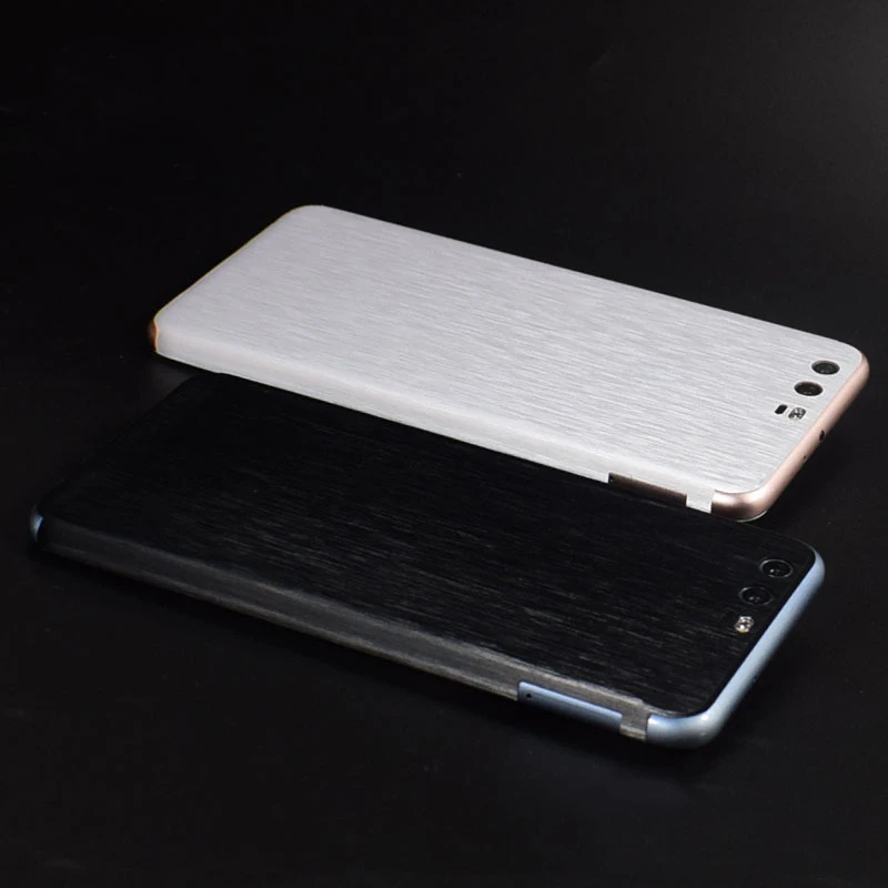 

Rear Stickers Wrap Skin Metal Brushed Pattern Decorative Back For Huawei P10 Mobile Phone Plus Protector Matte P10Plus Back Film