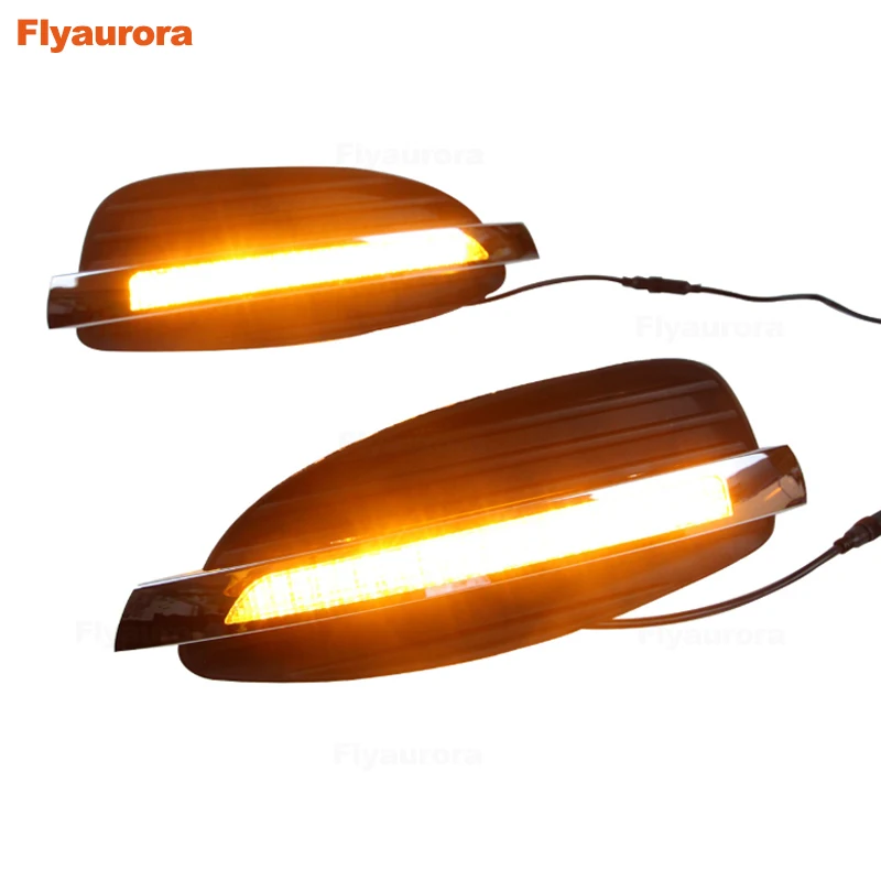 1 пара Автомобильный светодиодный Габаритные огни DRL Противотуманные фары