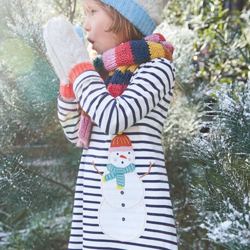 Jumping meter/рождественские платья принцессы для девочек хлопковые вечерние со