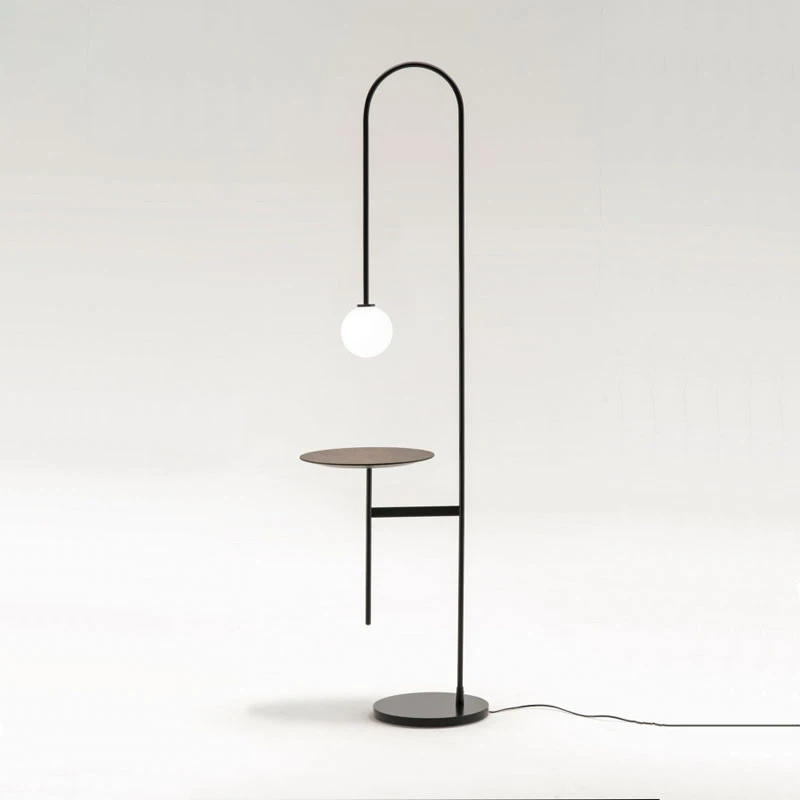 Фото Лаконичный дизайнерский чайный стол напольная лампа Северная Европа