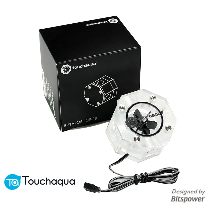 Bitspower Touchaqua octagon поток воды DRGB G1/4 цветок