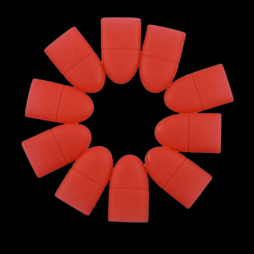 red 5 шт./компл. полезные палец био-Гели Soak Off Кепки дизайн ногтей УФ-гель для снятия Обёрточная бумага s легкой чистки удаления Обёрточная бумага, инструменты для маникюра, CH277 - Цвет: red