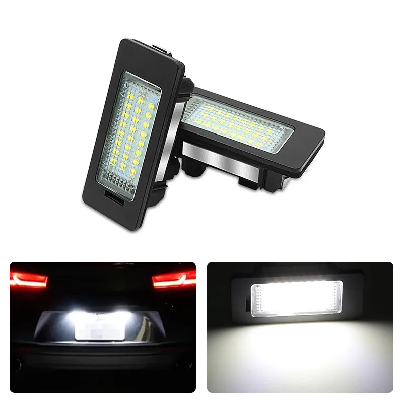 

2Pcs Car LED License Plate Light For BMW E39 M5 E70 E71 X5 X6 E60 M5 E90 E92 E93 M3 Accessories