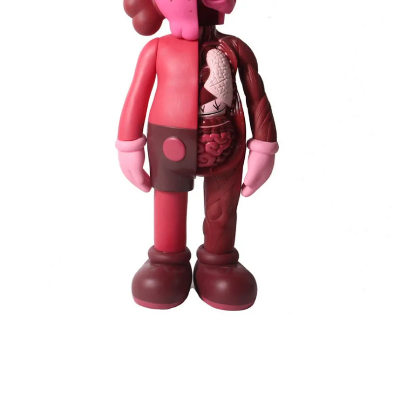 

37cm 16" FOR Half Dissected Companion Anime Figure PVC Dolls Bear Brick Action Figures Blocks Bears Collectible Models Toys+box