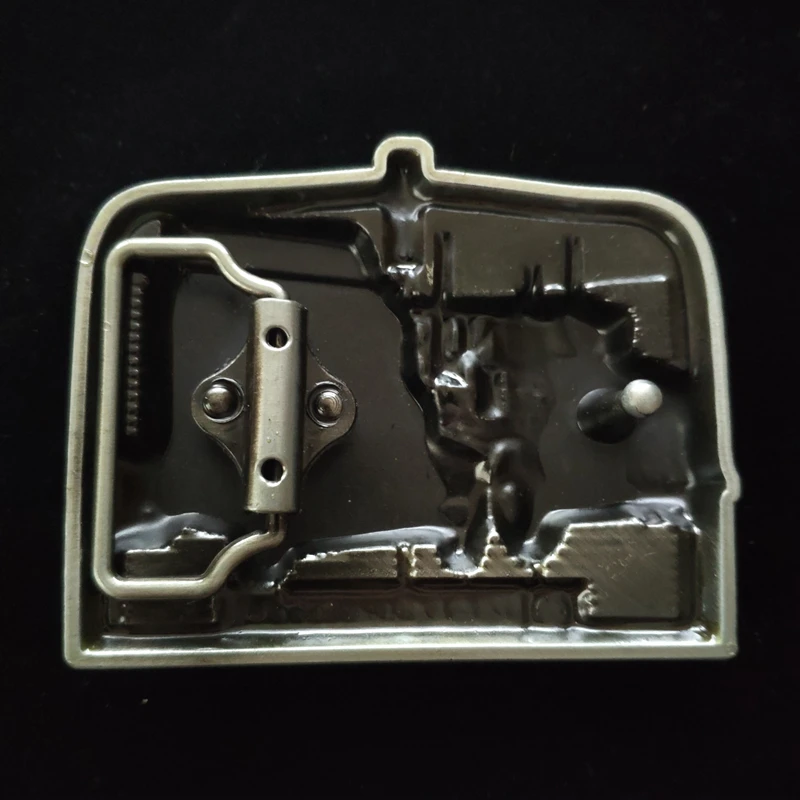 Горячая продажа металлическая модель грузовика пряжка для ремня в западном