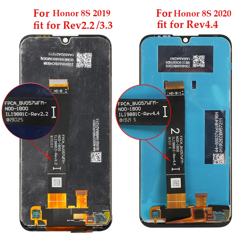 display for honor 8s 8 s 2020 lcd display with frame touch screen replacement on for huawei honor 8s 2019 ksa lx9 kse lx9 lcd free global shipping