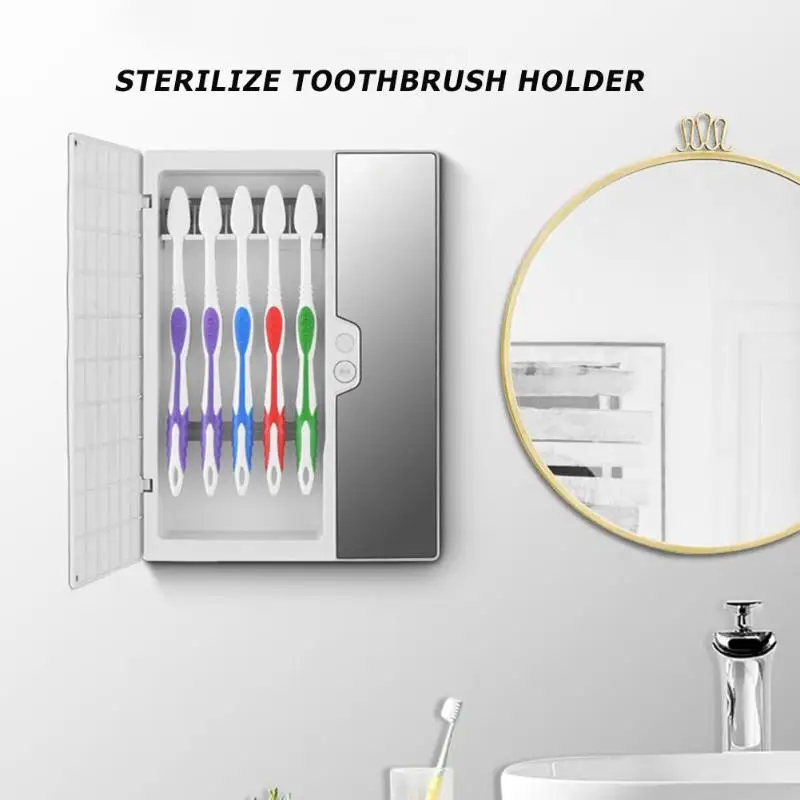 Ультрафиолетовый стерилизатор для зубных щеток держатель с ультрафиолетовым
