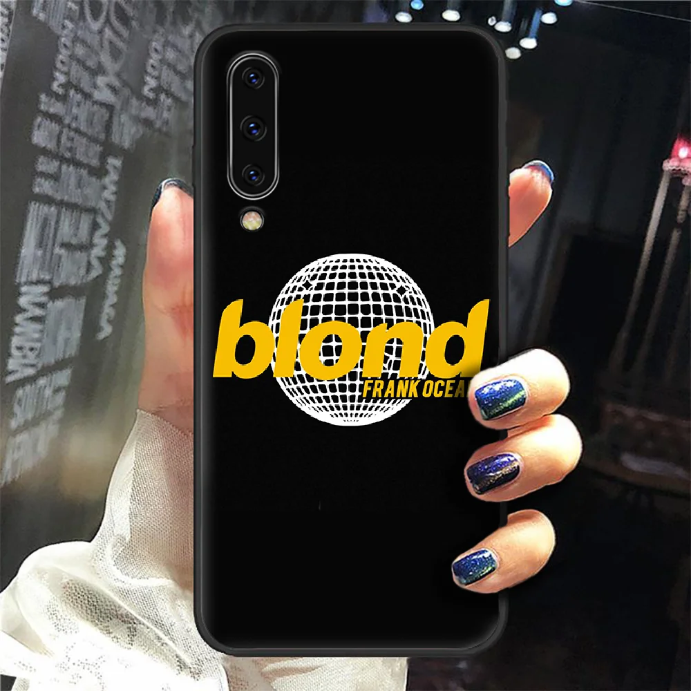 

Frank Blond Ocean Phone Case Cover For Samsung Galaxy A10 A20 A30 E A40 A50 A51 A70 A71 J 5 6 7 8 S black Hoesjes Soft Coque