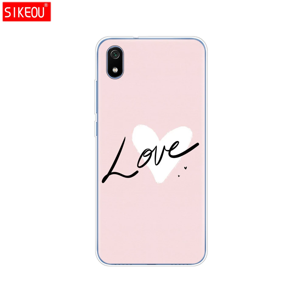 33776 Силиконовый чехол для xiaomi redmi 7a Чехлы Защитная мягкая задняя крышка из ТПУ на redmi 7 a бампер hongmi 7a чехол для телефона coque - Color: 33776