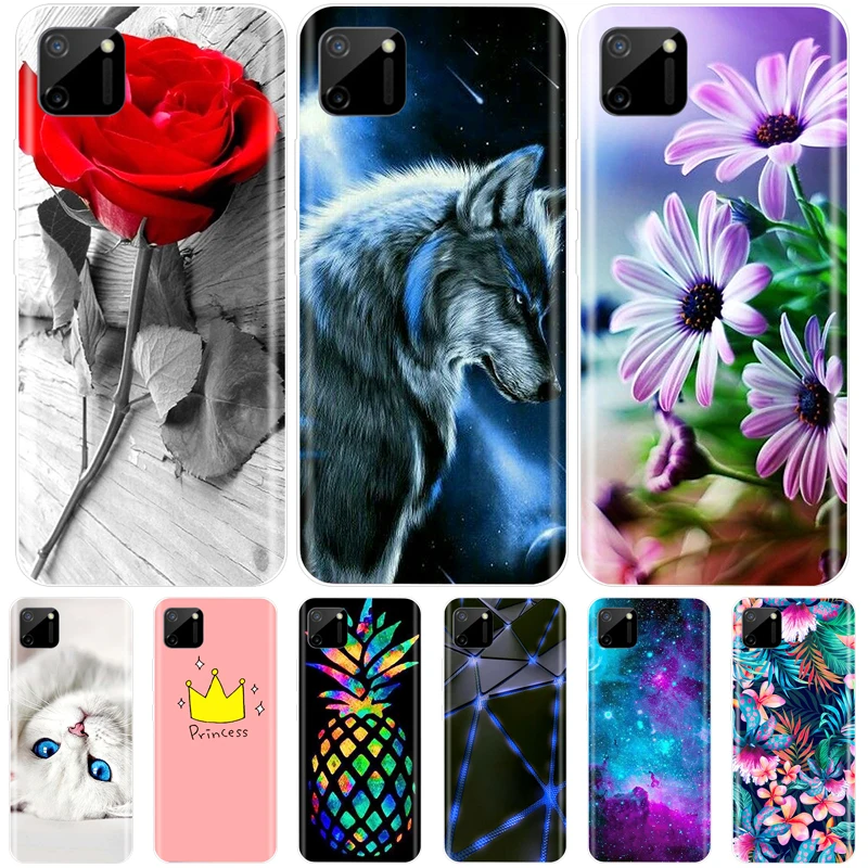 

Soft Silicone Case For OPPO Realme C11 Back Cover Cartoon Phone Case for Realme C11 C 11 Case For oppo realme c11 Bumper Coque