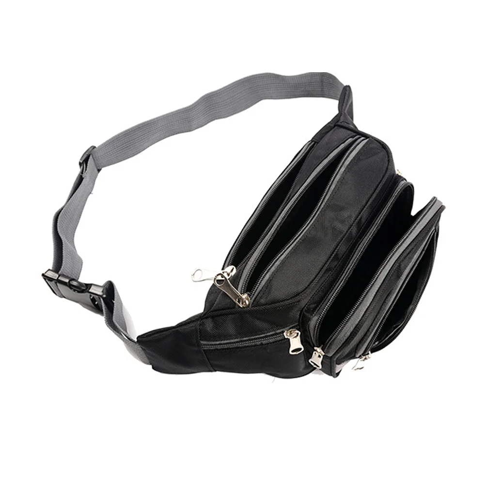 

Women Men Pockets Storage Oxford Cloth Traveling Camping Street Casual Hiking Zipper Adjustable Strap Outdoor Sports Waist Pack