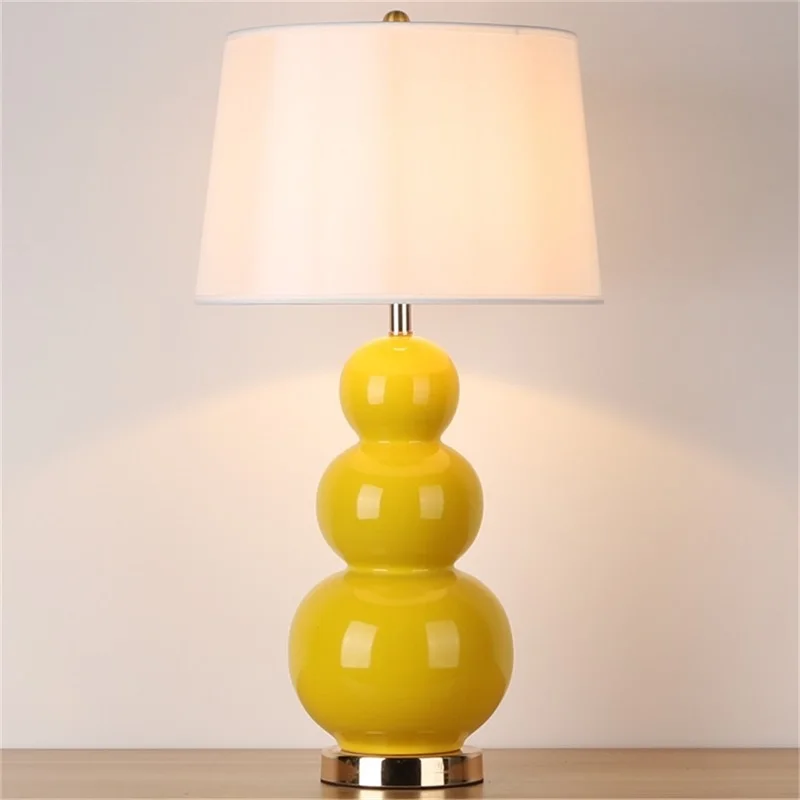 AOSONG Керамические настольные лампы роскошные современные ткани для фойе гостиной