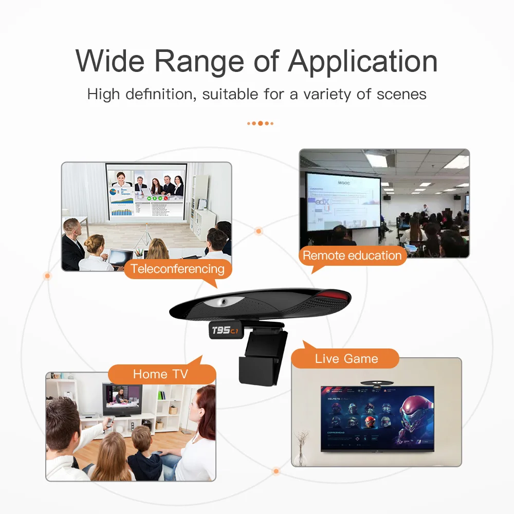 Смарт-ТВ-приставка T95C1 android 9 0 Восьмиядерный процессор RK3368 2 ГБ 16 800 Вт Wi-Fi bluetooth 4K