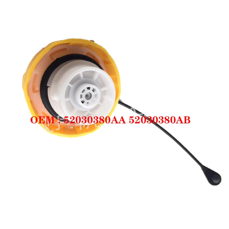 

52030380AA 52030380AB Car Gasoline Yellow Gas Fuel Cap Fits for Dodge Jeep Chrysler E85 2007-2010