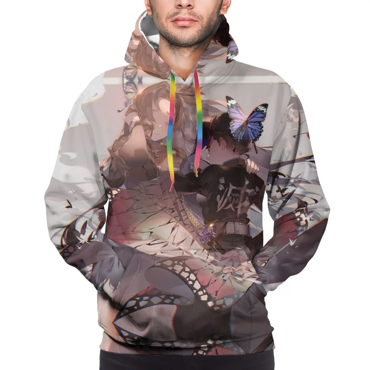 

man Custom Pattern clothes Hoodies Demon Slayer Sportswear Anime Daily For men and women Suitable Unisex Hoodie