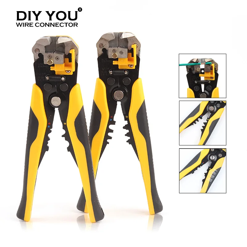 Многофункциональный инструмент для зачистки проводов HS-D1 D2 обжимной кабелей