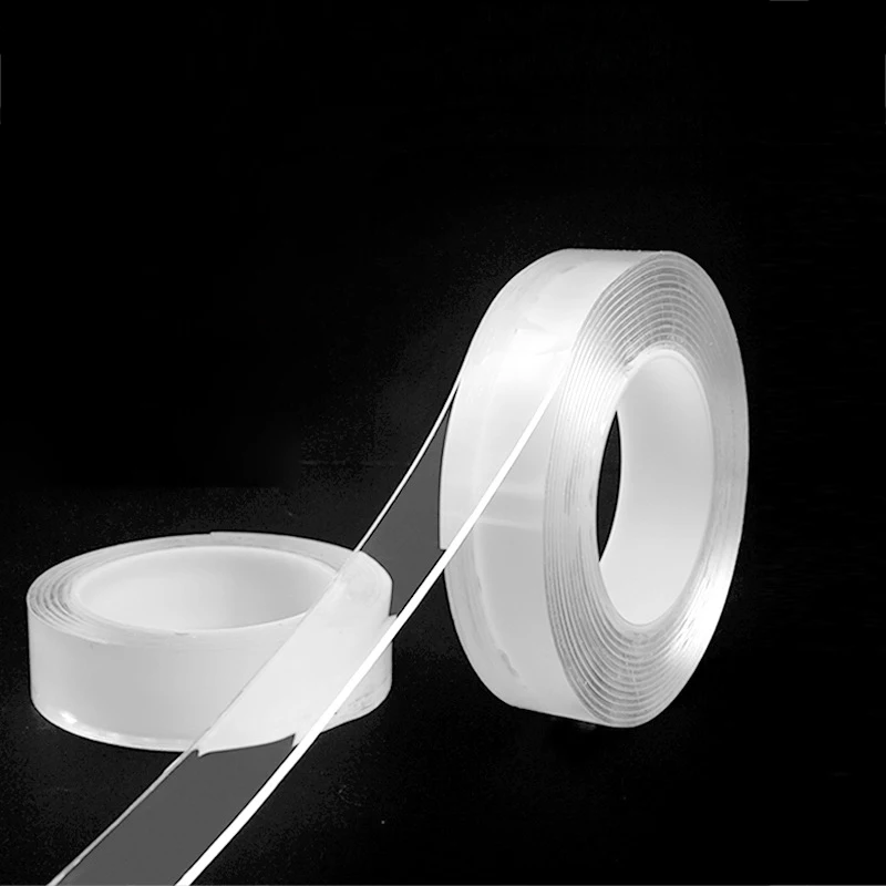Мульти Функция Nano лента липучка Magic Tape Прозрачный многоразового использования Не оставляющий следов