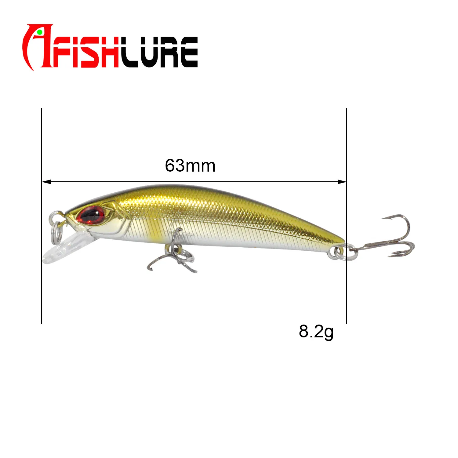 

Afishlure Small Hard Minnow Hard Minnow Sinking Bass Fishing Wobbler Hard Lure Pesca Minnow Artificial Bait Hard Fishing Lure