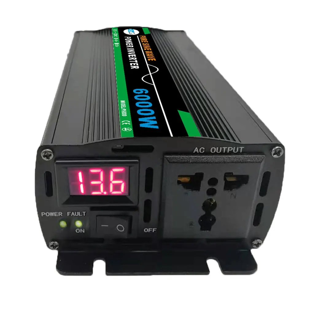 

6000W Pure Sine Wave Power Inverter For Solar System/Solar Panel/Home/Outdoor/RV/Camping Wave Power Inverter