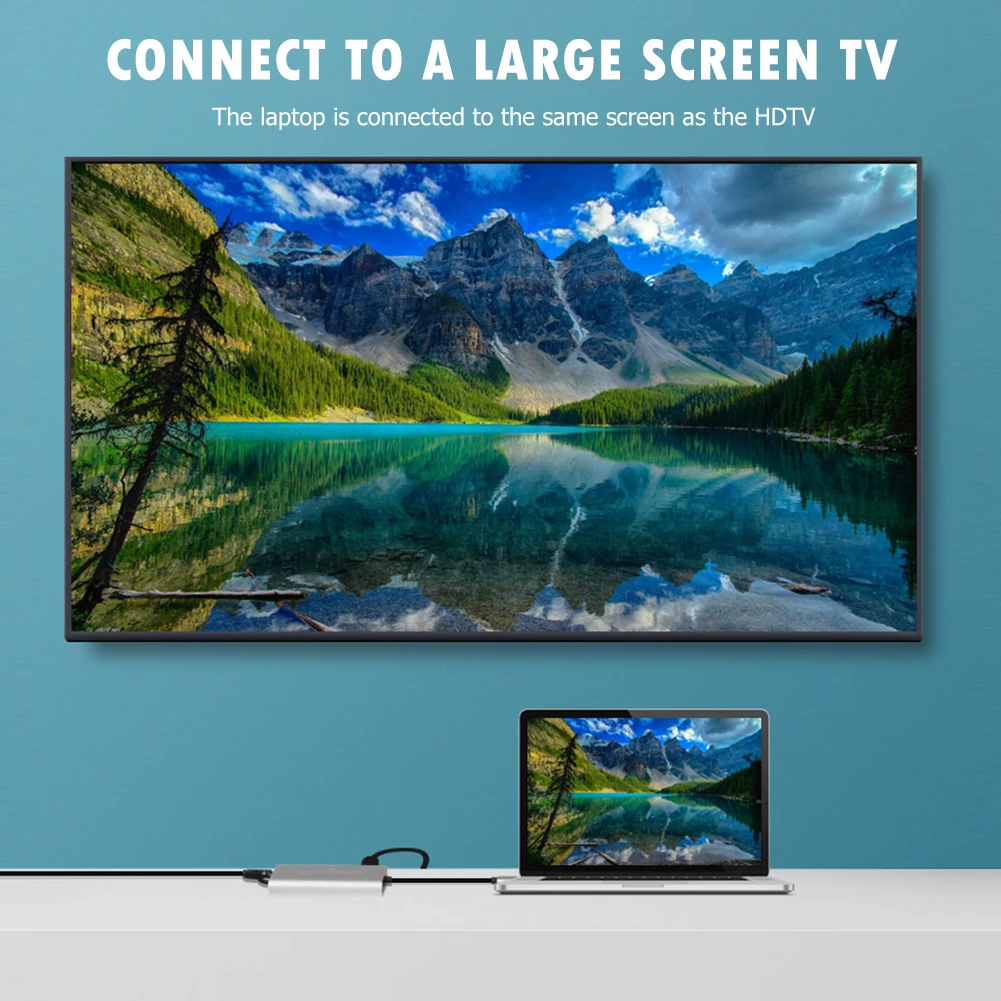 Многофункциональный концентратор usb type c конвертер Установка Удаление Удобный