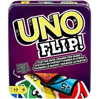 uno flip card game mattel games genuine family funny entertainment board game fun poker playing toy gift box uno card friend