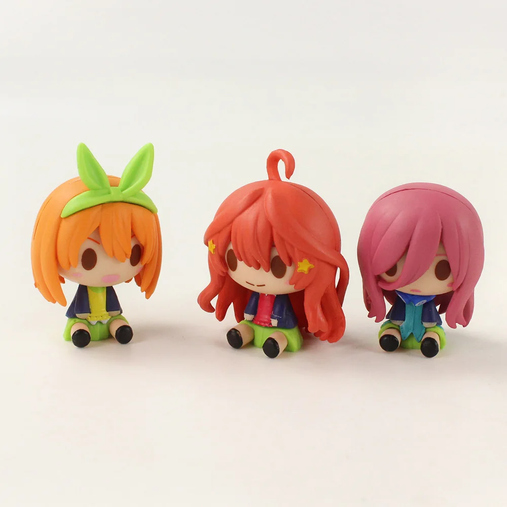 5 шт./компл. см аниме Прекрасная пятиконечная фигурка Накано ичика Нино йоцуба