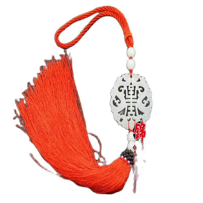 Китайский нефритовый бренд подвеска с кисточками на талии Hanfu подвеска-планка |