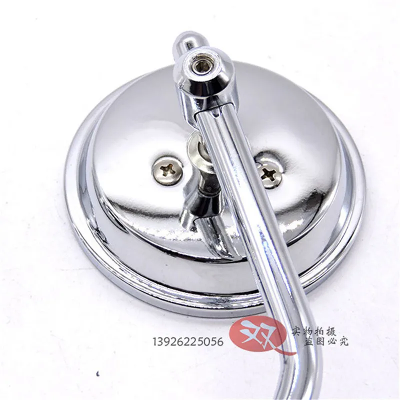 Металлические хромированные круглые Мото Аксессуары для зеркал заднего вида