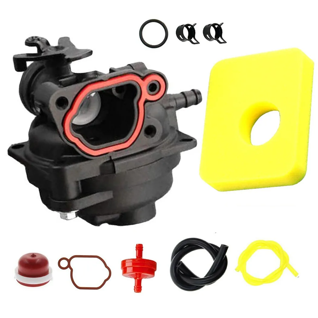 

Fuel Filter Carburetor Kit Fuel Hose Lawn Mower Outdoor Living Replacement