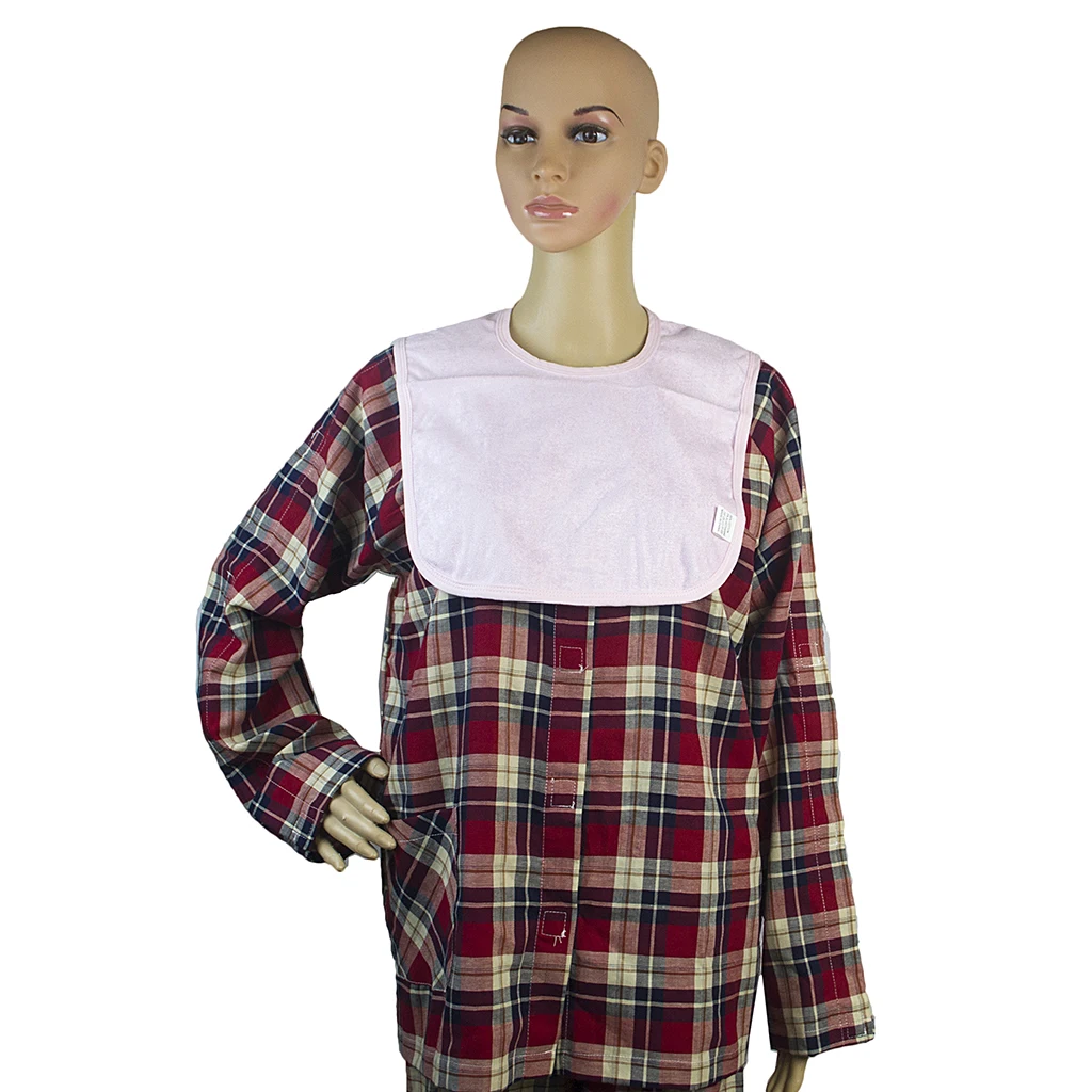 2 Pcs Waterproof Adults Mealtime Eating Bib Clothing Protector Apron Disability Aid for Elder Disabled Reusable Washable | Красота и