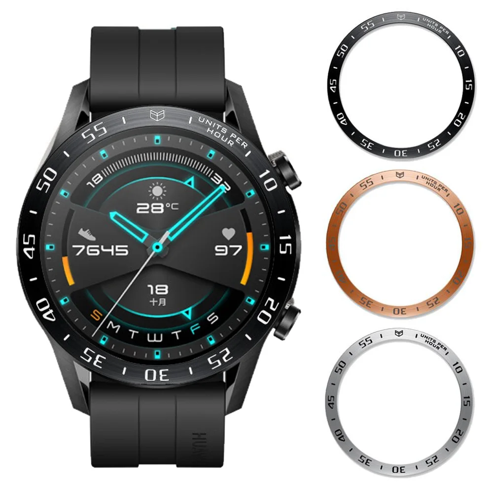 Для Huawei Watch GT 2 46 мм Безель кольцо Стайлинг рамка чехол Защита GT2 нержавеющая сталь