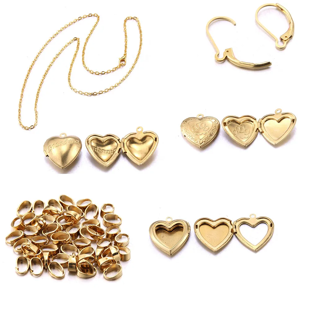 5 шт. набор женских медных аксессуаров для ожерелья и серег | Украшения аксессуары