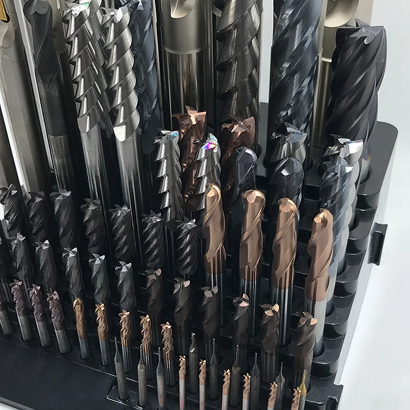 

Drill Bit Storage Box Milling Cutter Saving Space Drill Finishing Holder Organizer Case Box for Home DIY Woodworking Use