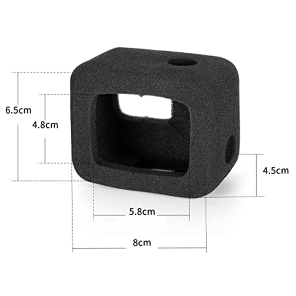 Ветрозащитный пенопластовый чехол с шумоподавлением для Gopro Hero 7 6 5 Поролоновый