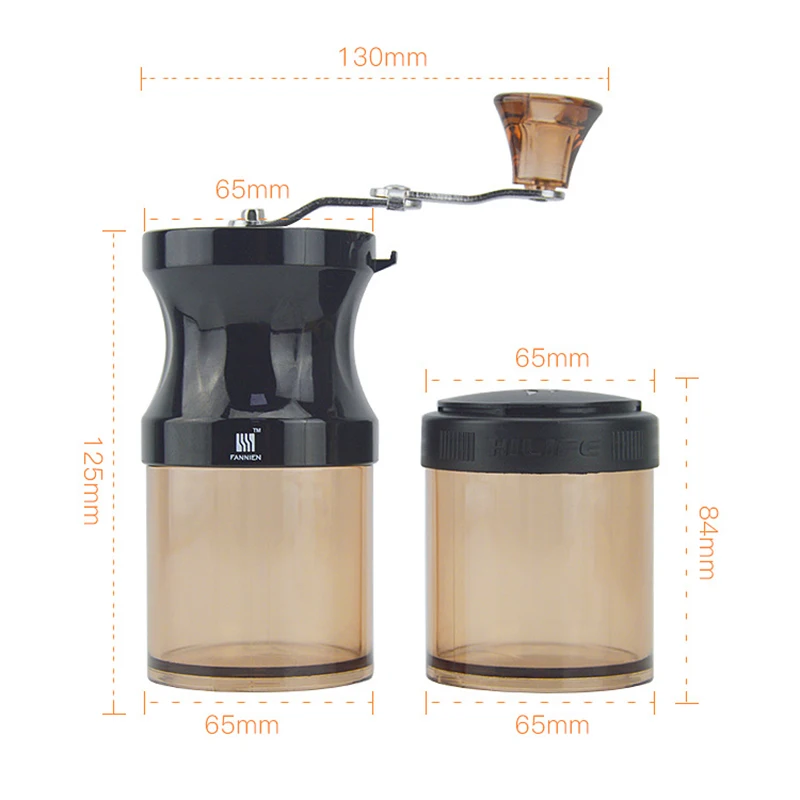 Ручная кофемолка бытовая маленькая мельница для кофе удобная мини ручная