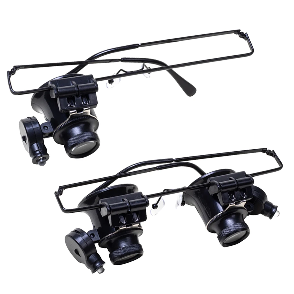 

Magnifying Hands Free LED Loupe Eyewear Multi Function Monocular/