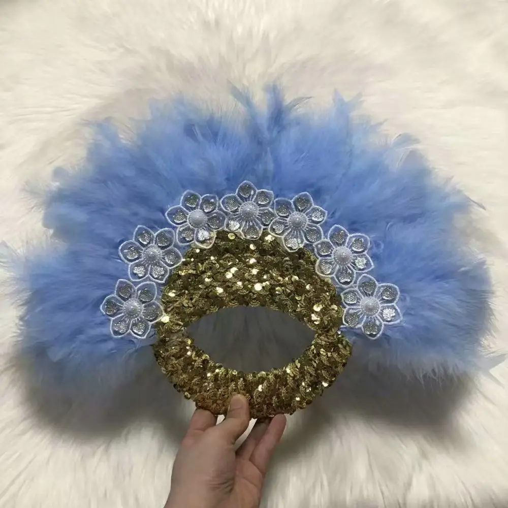 ESEWING 1 шт./пакет новый стиль в африканском стиле мягкое перо поддержки широкого