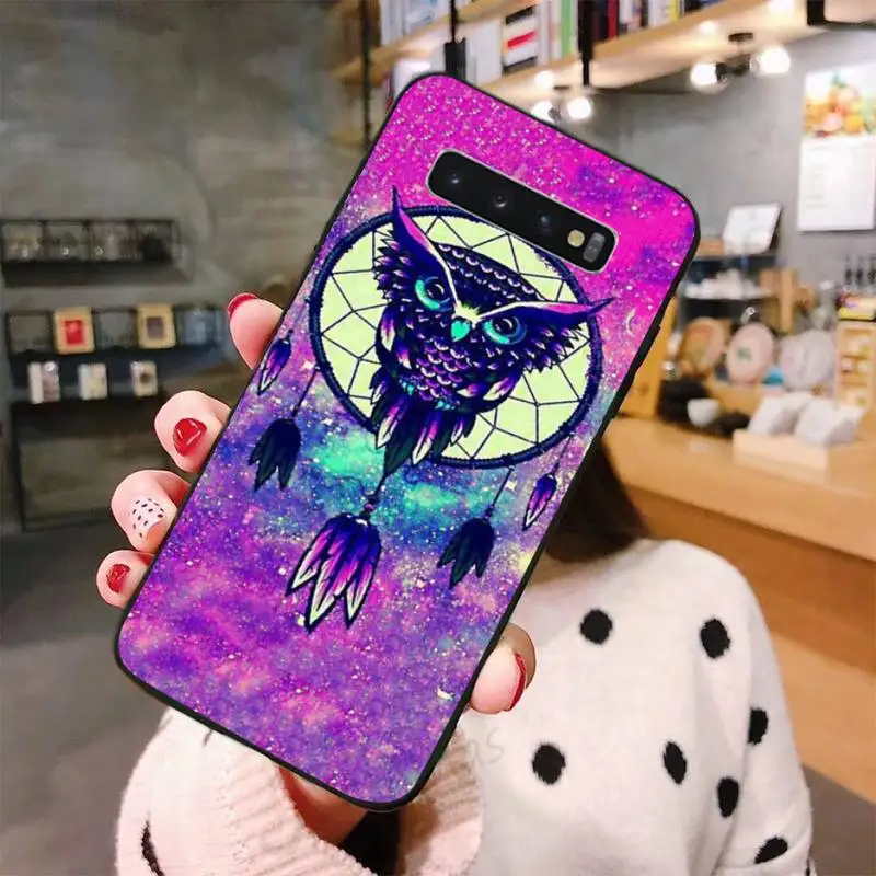 

Animal Night Owl Lovely Phone Case For Samsung Galaxy S5 S6 S7 S8 S9 S10 S10e S20 edge plus lite
