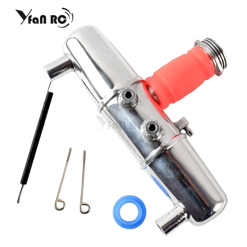 18001P обновленый алюминиевый сплав двойной выхлоп Соединенные трубы для дикари 4 6/5