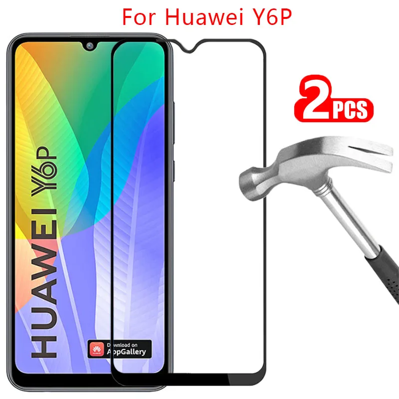 

9d protective tempered glass for huawei y6p screen protector on huaweiy6p y 6p y6 p yp6 6yp safety film huawey huwei hawei huawe