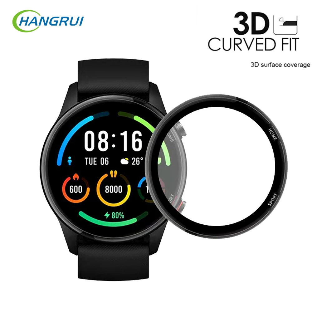 3d защита экрана для смарт часов Xiaomi Mi Watch Global HD полноэкранная Защитная пленка