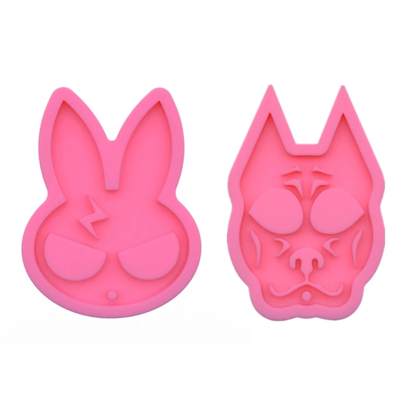 

DIY Crafts Decorations Jewelry Epoxy Resin Mold Keychain Pendant Silicone Mould
