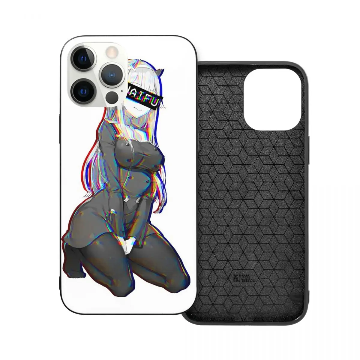 

Чехол для телефона из ТПУ Zero Two Waifu PC Glass для iPhone 12 11 Xs Xr X Pro Max Mini 7 8 Se2 Plus 6 6S