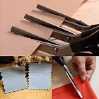 Профессиональные кройка и шитье с ручкой из нержавеющей стали, ножницы ЗигЗаг для рукоделия из ткани