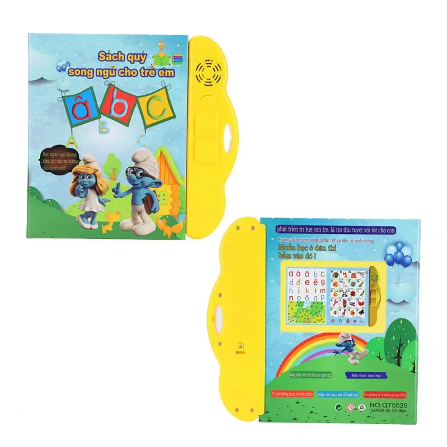 Детская электронная книга обучающая игрушка многофункциональная для чтения