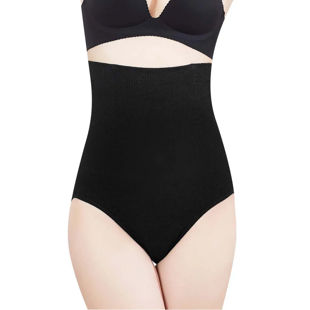 Бесшовное женское корректирующее белье с высокой талией живот для похудения
